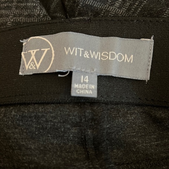 Wit & Wisdom Ab Solution Skinny Ponte Ankle Pants, size 14 - Picture 6 of 10